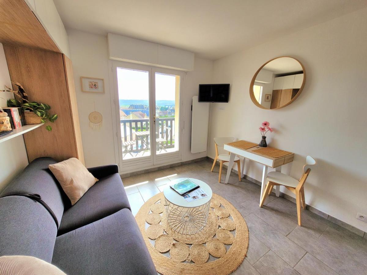 M2M Studio Magnifique Vue Mer - Avec Balcon - Les Pieds Dans L Eau! Blonville-sur-Mer Exterior foto