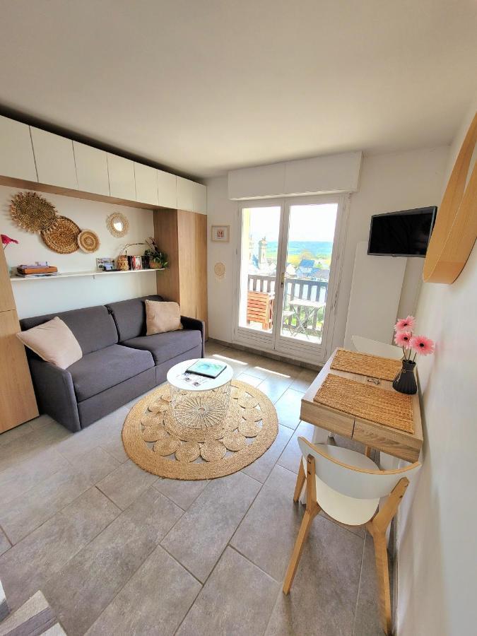 M2M Studio Magnifique Vue Mer - Avec Balcon - Les Pieds Dans L Eau! Blonville-sur-Mer Exterior foto